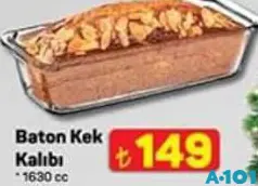 PAŞABAHÇE BATON KEK KALIBI 1630 CC fiyat ve kampanya bilgisi